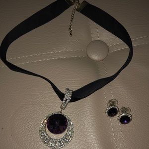 Choker and Earrings set